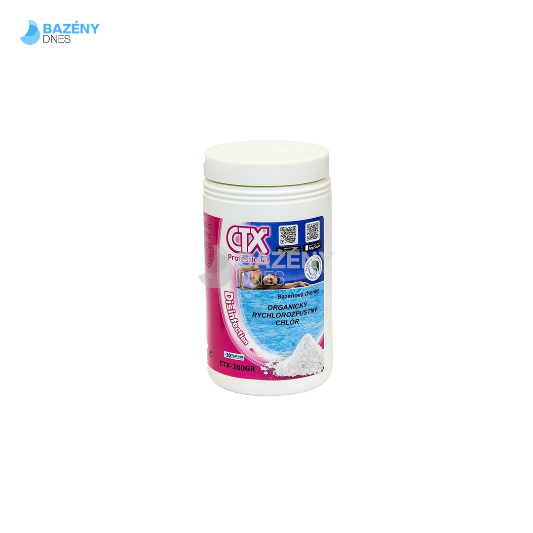 CTX - 200/GR rychlorospustný chlór organický granulát 1 kg