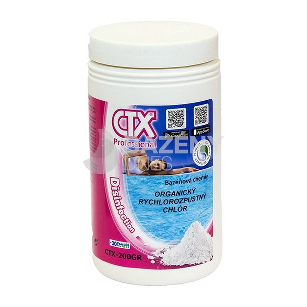 CTX - 200/GR rychlorospustný chlór organický granulát 1 kg