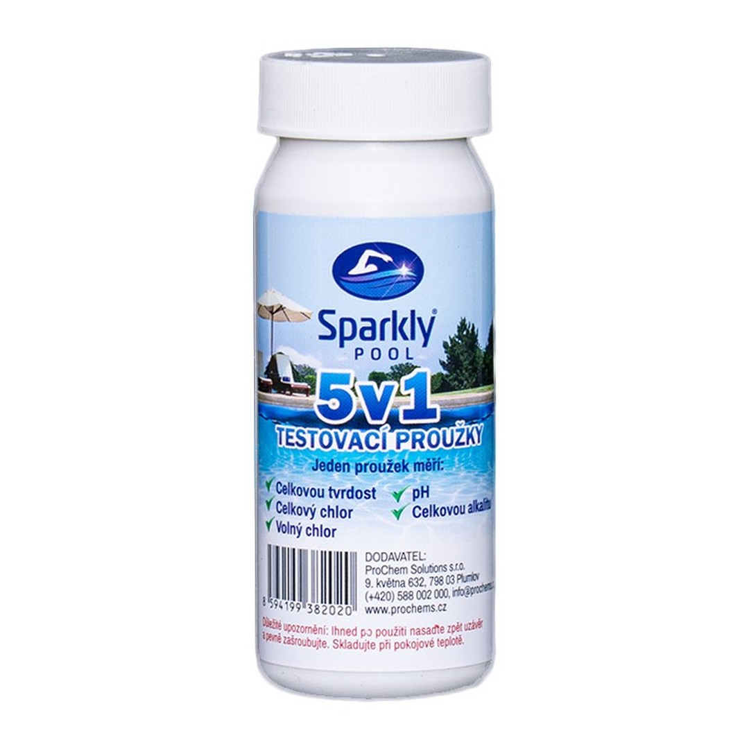 A medencevíz tesztcsíkjai 5in1