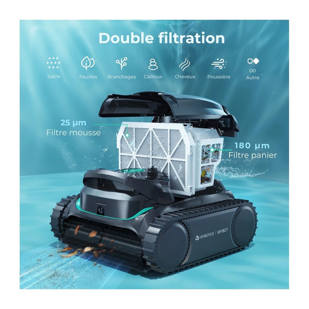 Bateriový automatický vysavač WYBOT M2 VISION 5