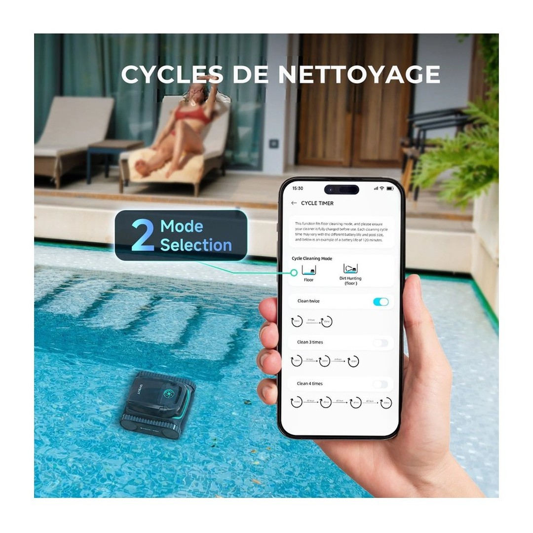 Bateriový automatický vysavač WYBOT M2 VISION 7