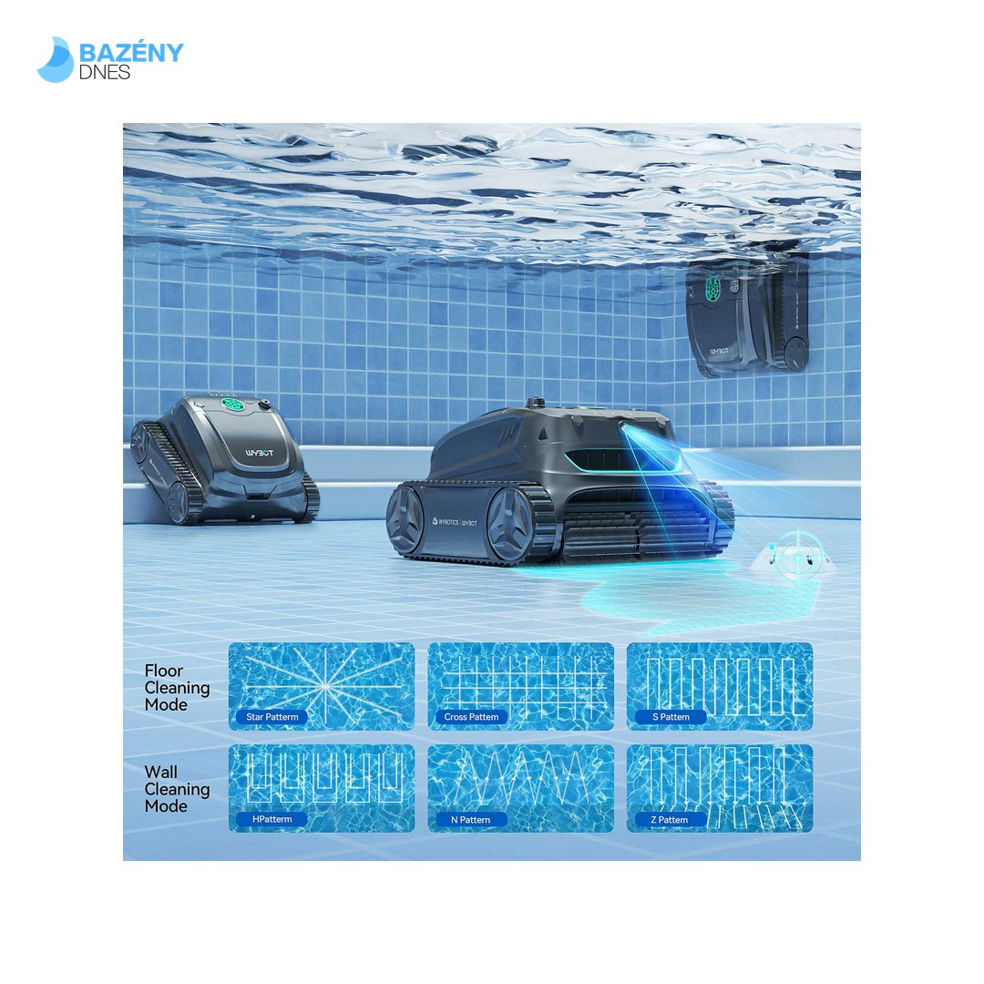 WYBOT S2 batériový automatický vysávač 5