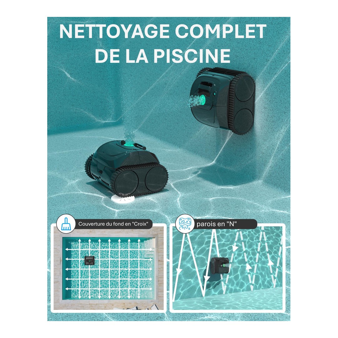 Bateriový automatický vysavač WYBOT S1 3