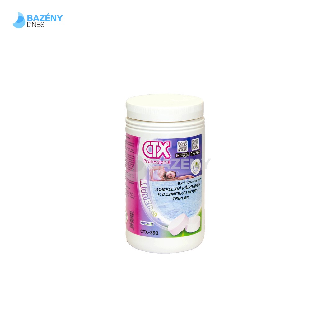 Astralpool CTX - 370 pomalurozpustný chlór organický 200 g tablety 1 kg 2