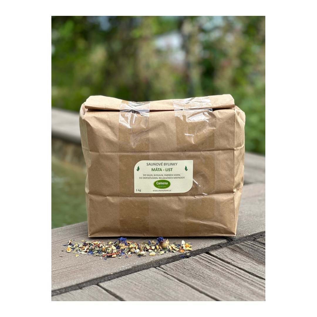 Saunové bylinky MÁTA PEPRNÁ 1Kg