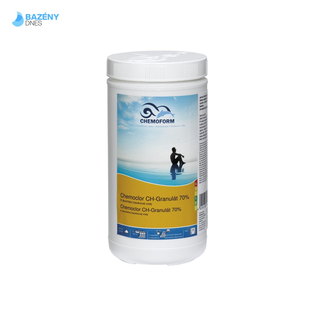 Chlor - super šok 70% nestabilní 1 kg