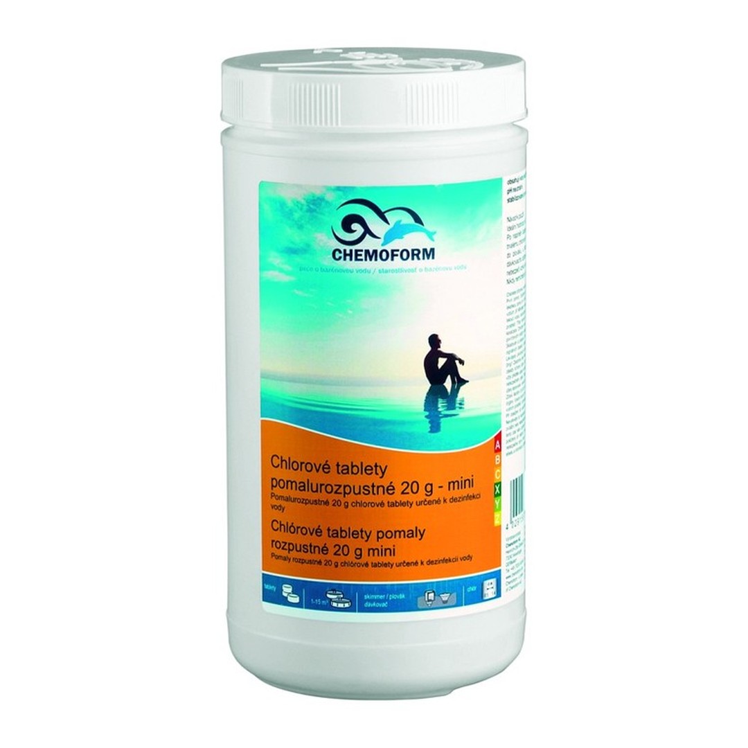 Chlorové tablety pomalurozp. mini 1 kg