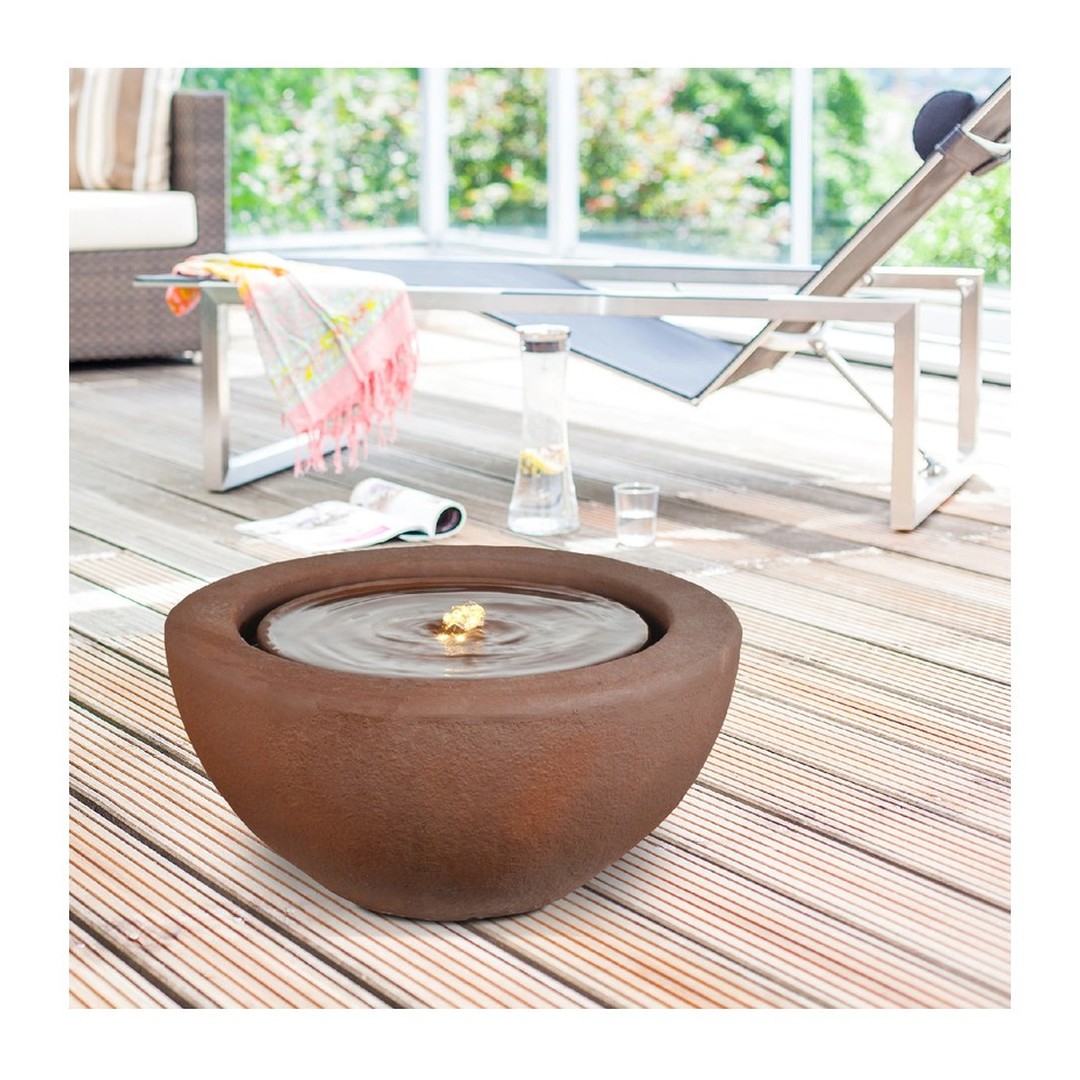 Fontána Heissner Half BALL LED, rusty 016602 - 17