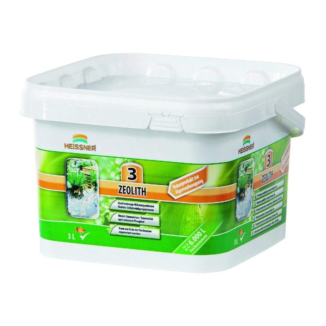 Heissner zeolit 3 kg + startovací bakterie pro zdravou jezírkovou vodu až na 6m3 F110 - 00