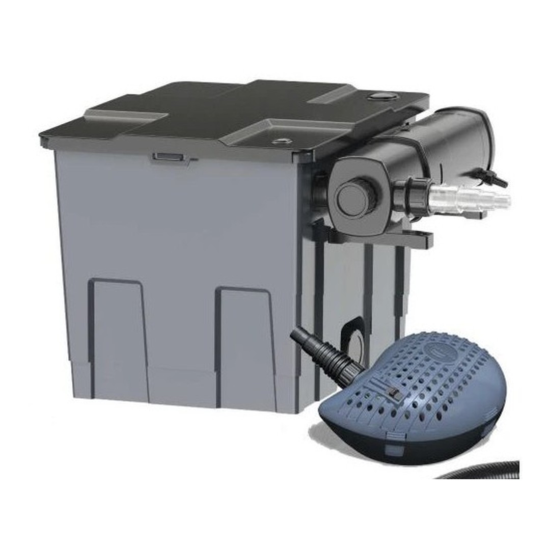 Heissner sada průtokové filtrace s čerpadlem 3300 l/h, UV 18W, do16 m³ FPU16000 - 00