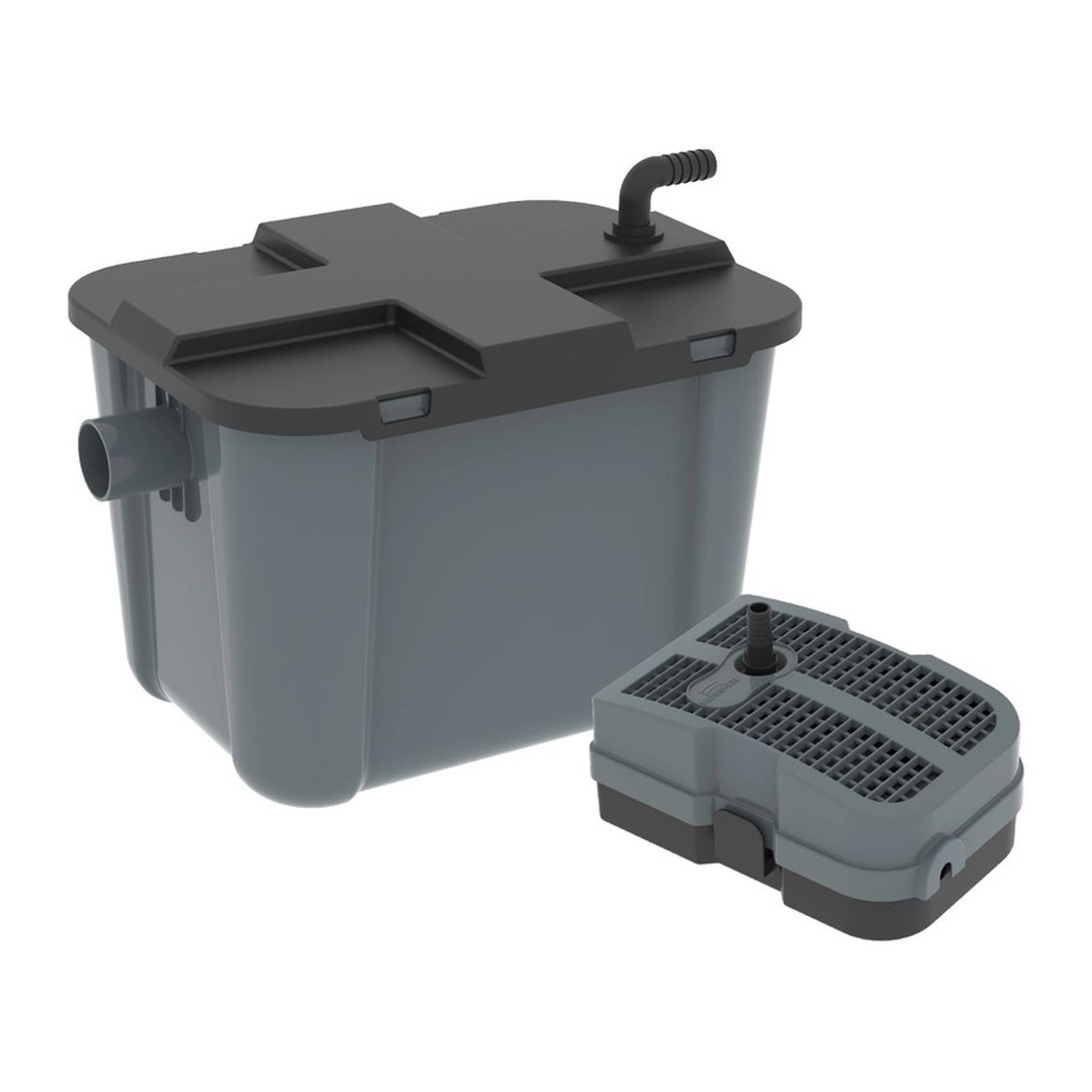 Heissner sada průtokové filtrace s čerpadlem, 1500 l/h, UV 9W, do 8 m³ HLF8000