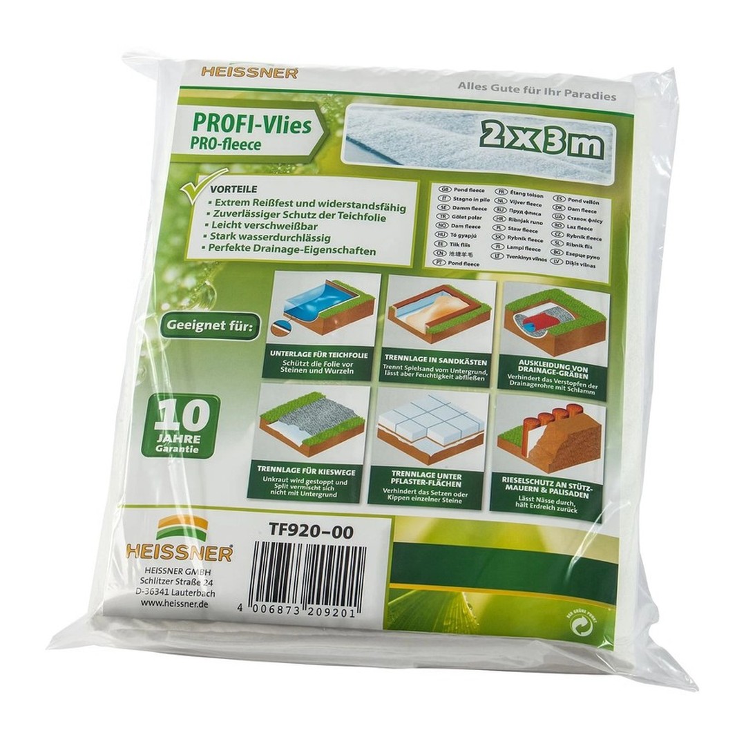 Heissner jezírková geotextilie pod fólii 3 x 4 m, síla 1 mm TF920 - 12