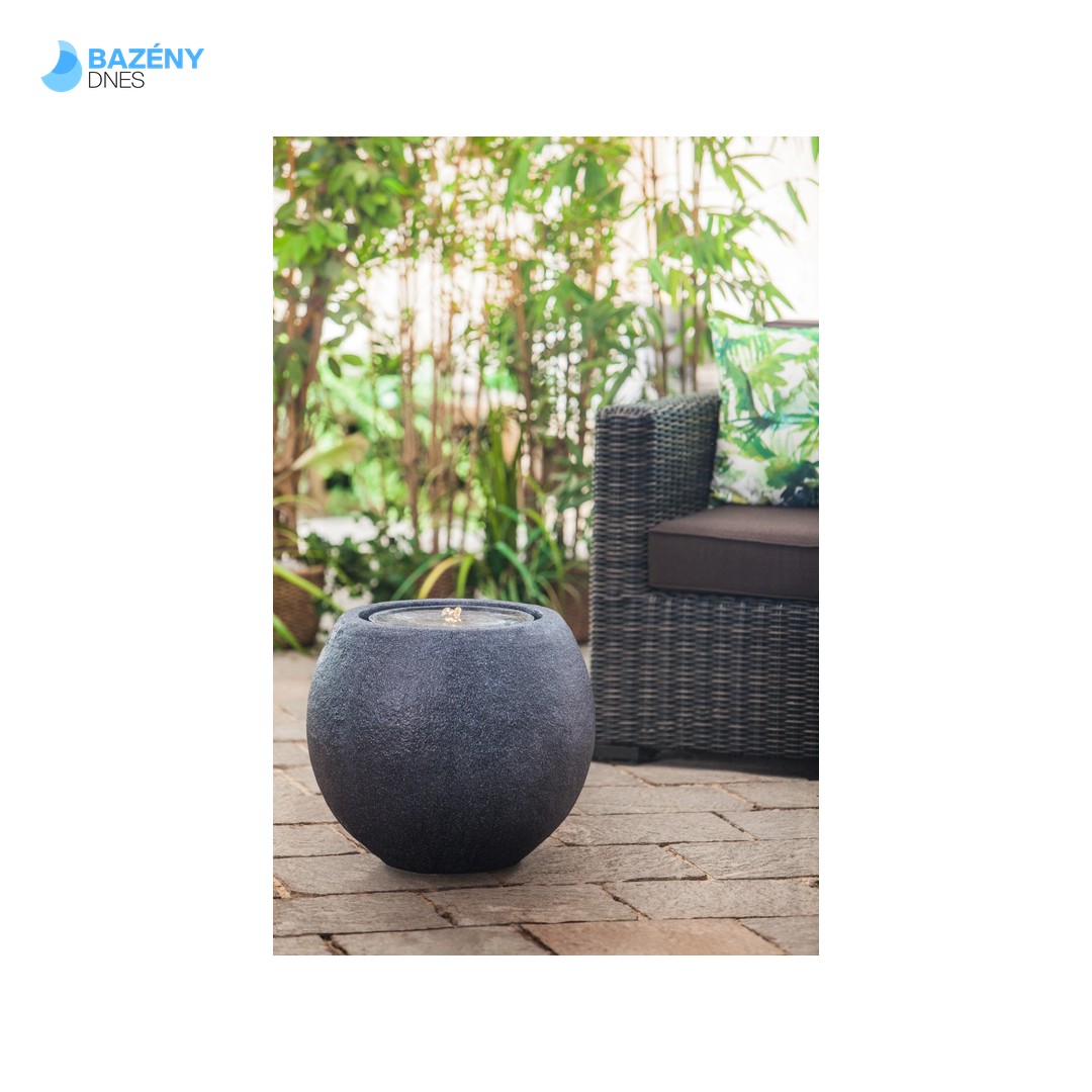 Fontána Heissner BALL LED, antrazit 016601 - 03