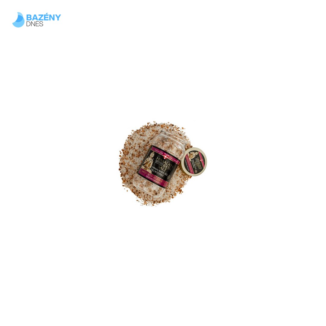 PALACIO Himalájská meditační koupelová sůl, růžová, 1200g 2