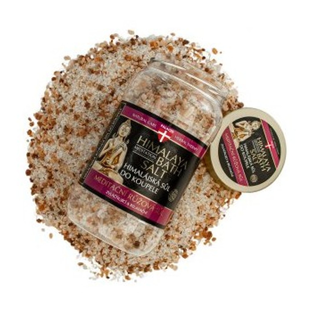 PALACIO Himalájská meditační koupelová sůl, růžová, 1200g 2