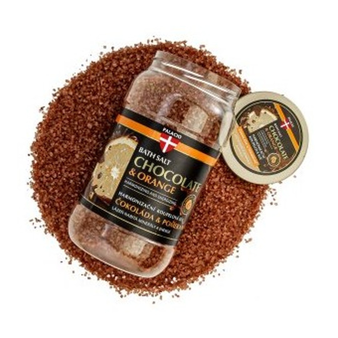 PALACIO Čokoláda & pomeranč koupelová sůl, 1200 g 2
