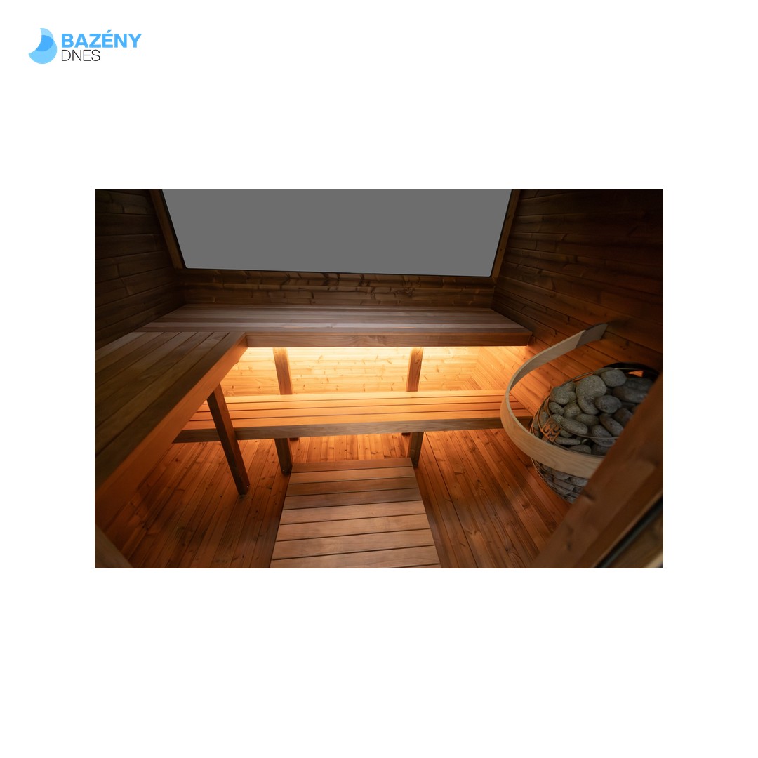 Sauna QUADRA X THERMOWOOD 3