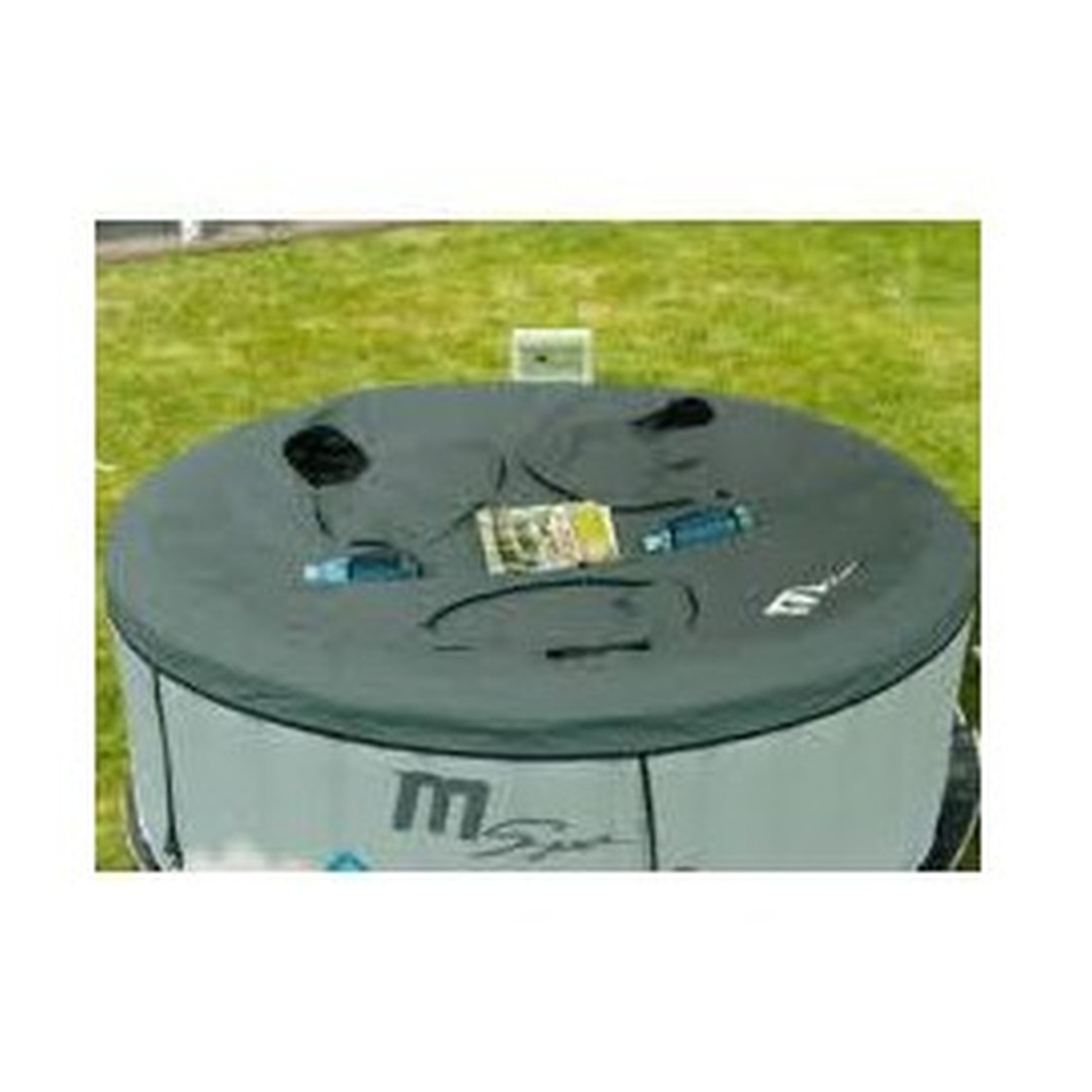 Saunovací kryt MSpa - kulatý 6 os (4 otvory)