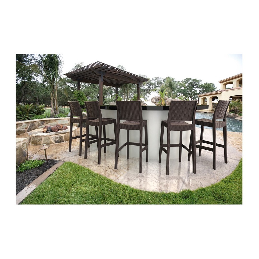 SPA barová židle PREMIUM+ (hnědá) 2