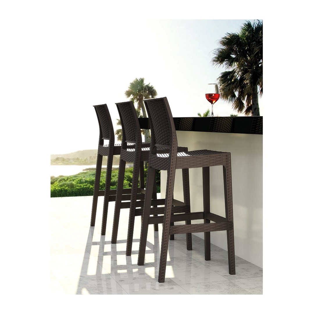 SPA barová židle PREMIUM+ (hnědá) 3