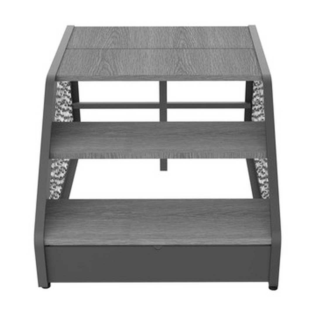 Schůdky Poolex Wood - šedá 3