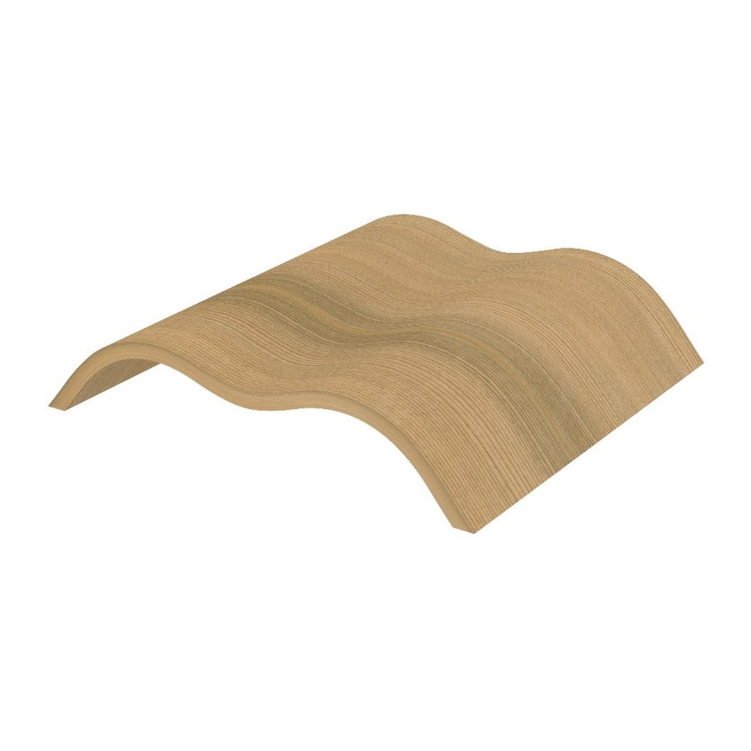 Opěrka hlavy do sauny - Cedr/tvar vlny