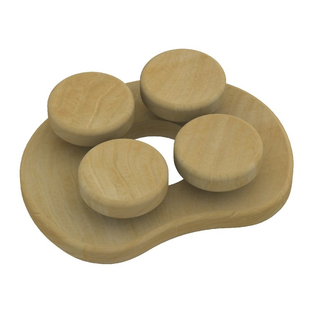 Opěrka hlavy do sauny - Cedr/Spider