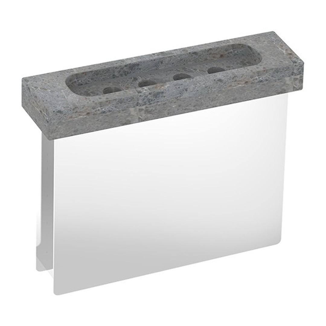 Obdelníkový saunový zvlhčovač do kamen 1, 3l