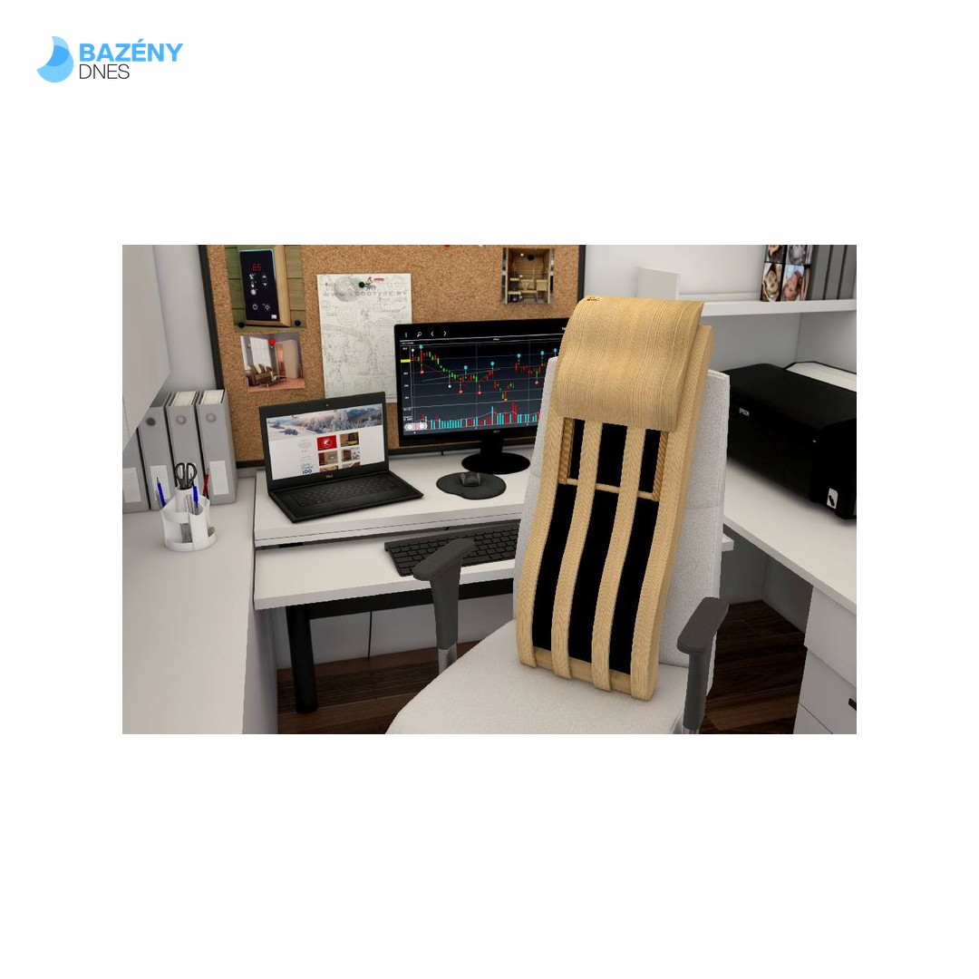 Opěrka zad na židli s infrapanelem - CEDR 2