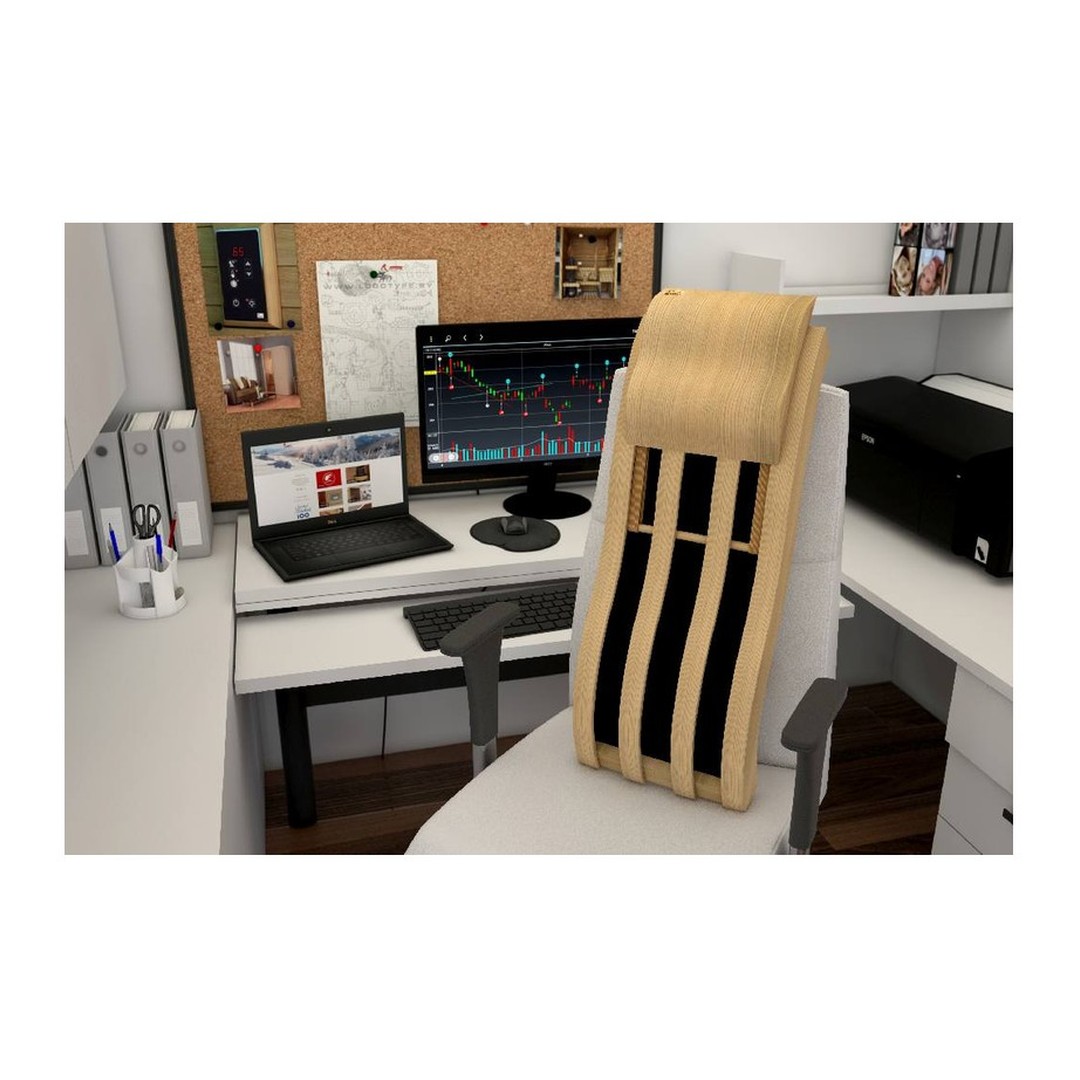 Opěrka zad na židli s infrapanelem - CEDR 2