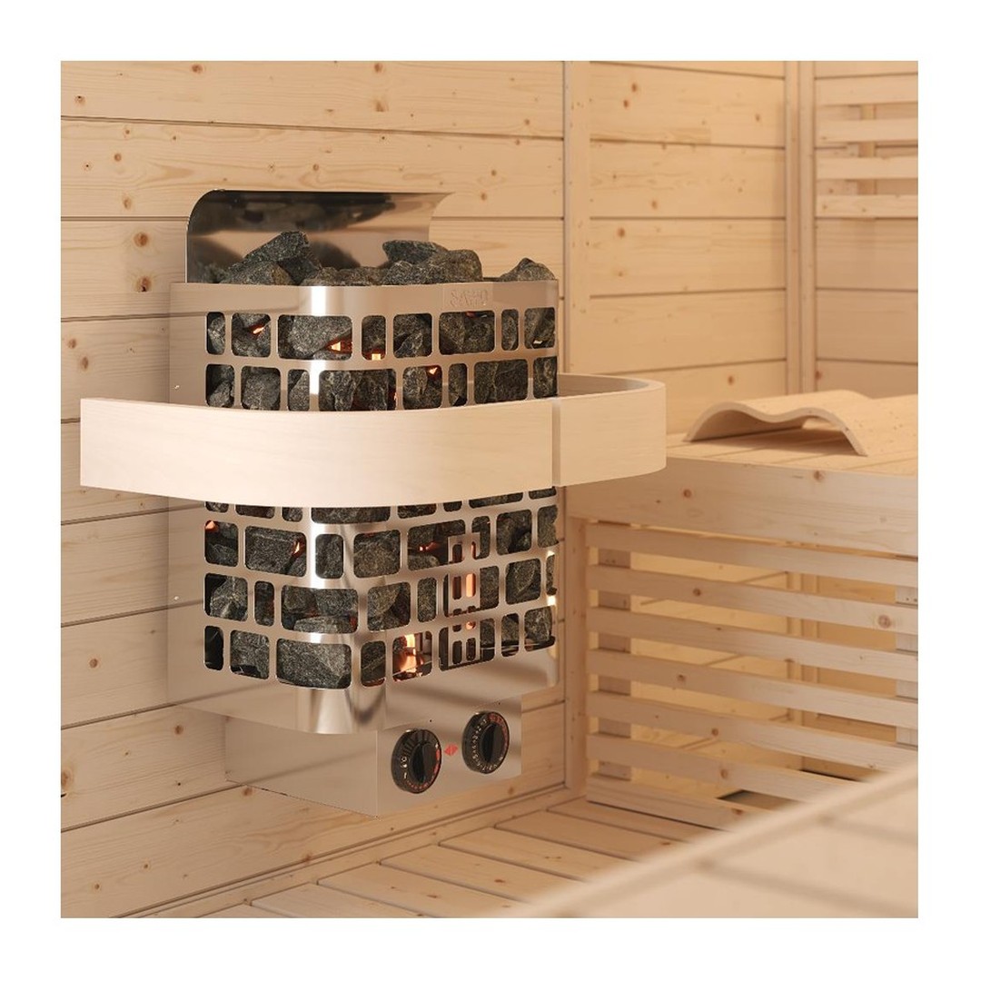 Saunová kamna KRIOS 9kW (včetně integrovaného ovladače) 3