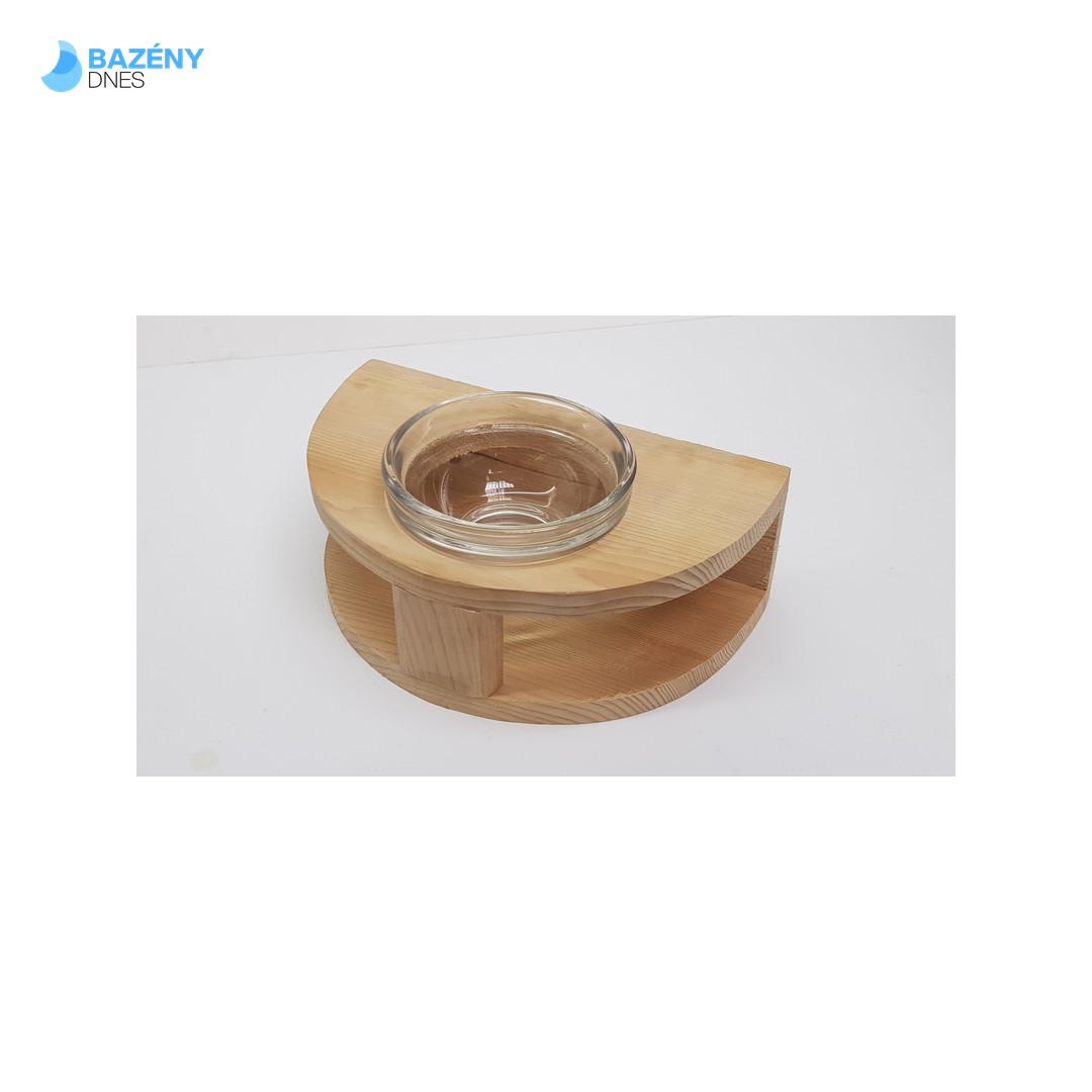 Držák saunové misky dřevěný