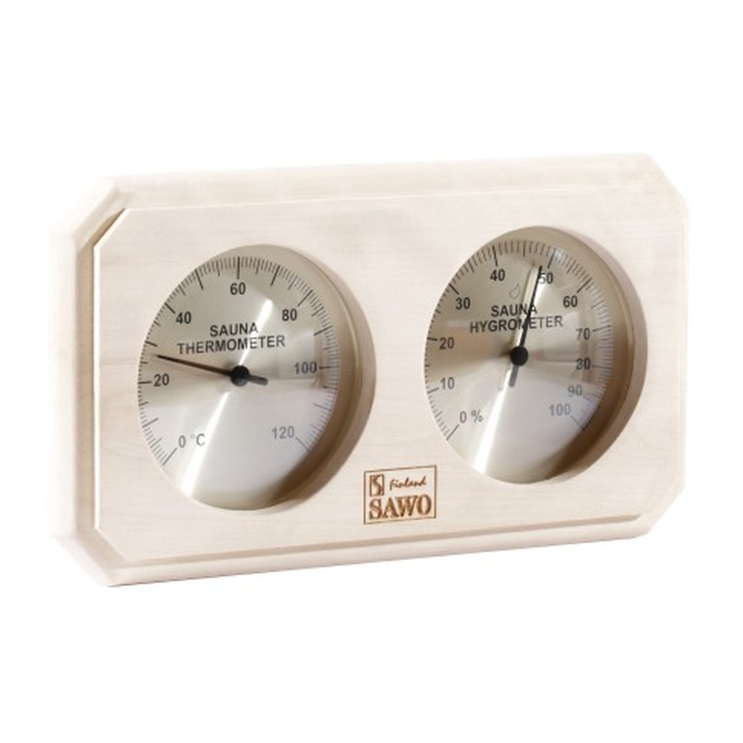 Saunový teploměr s vlhkoměrem - ASPEN