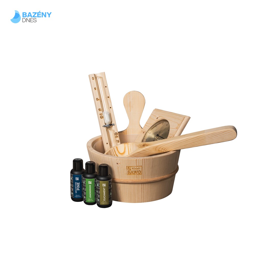Saunový set s příslušenstvím