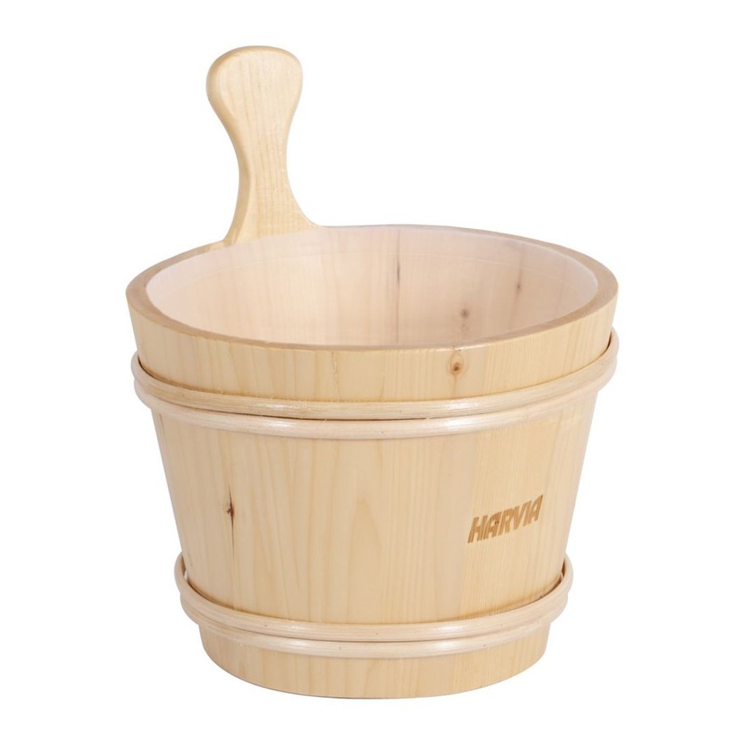 Saunový kbelík 7 l s plastovou vložkou