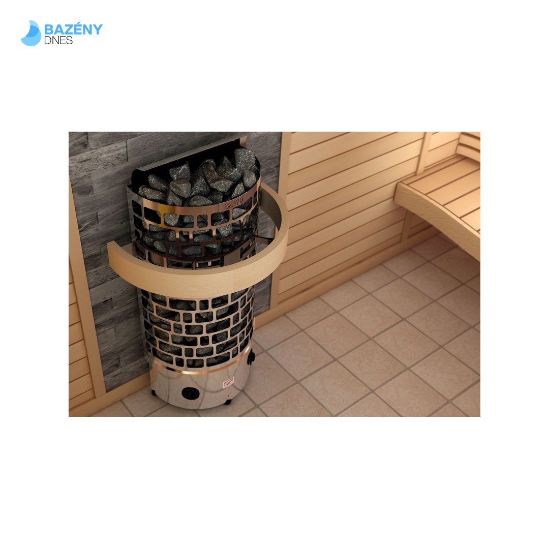 Saunová kamna ARIES 4, 5 kW - nástěnná (včetně integrovaného ovladače) 2