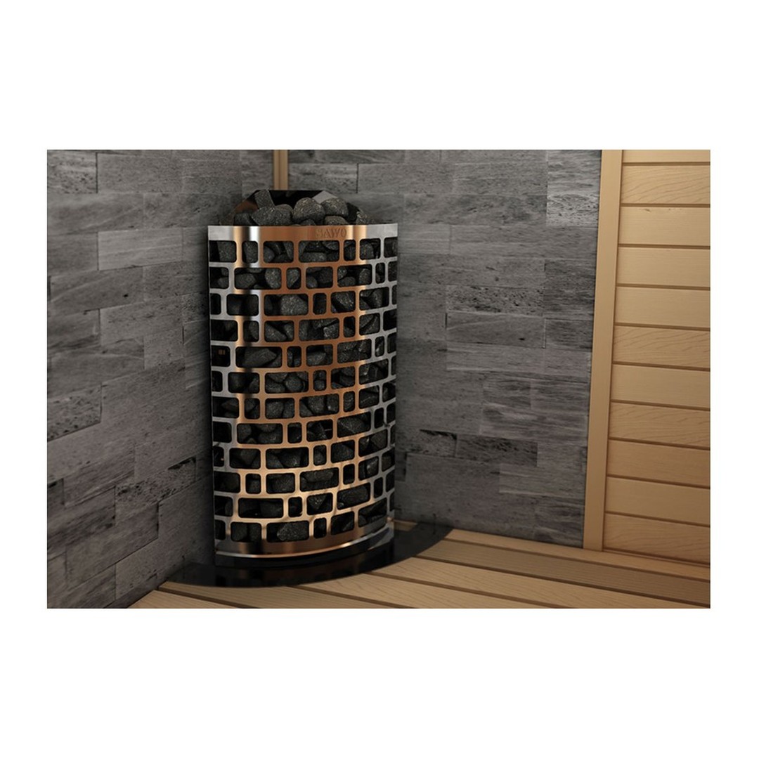 Saunová kamna ARIES 7, 5 kW - rohová (nutno dokoupit ovládací panel Saunova 2.0) 3