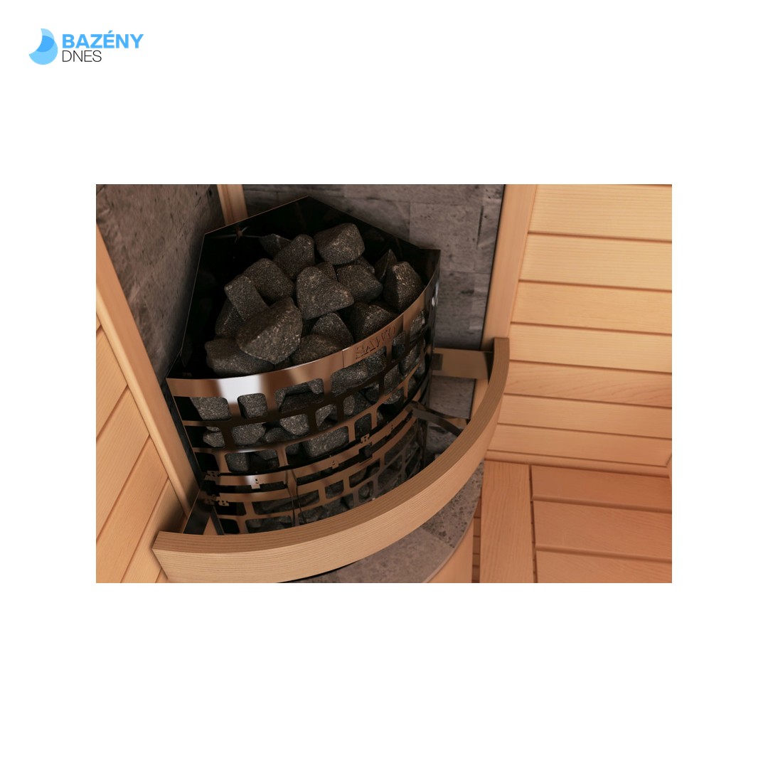 Saunová kamna ARIES 4, 5 kW - rohová (včetně integrovaného ovladače) 2
