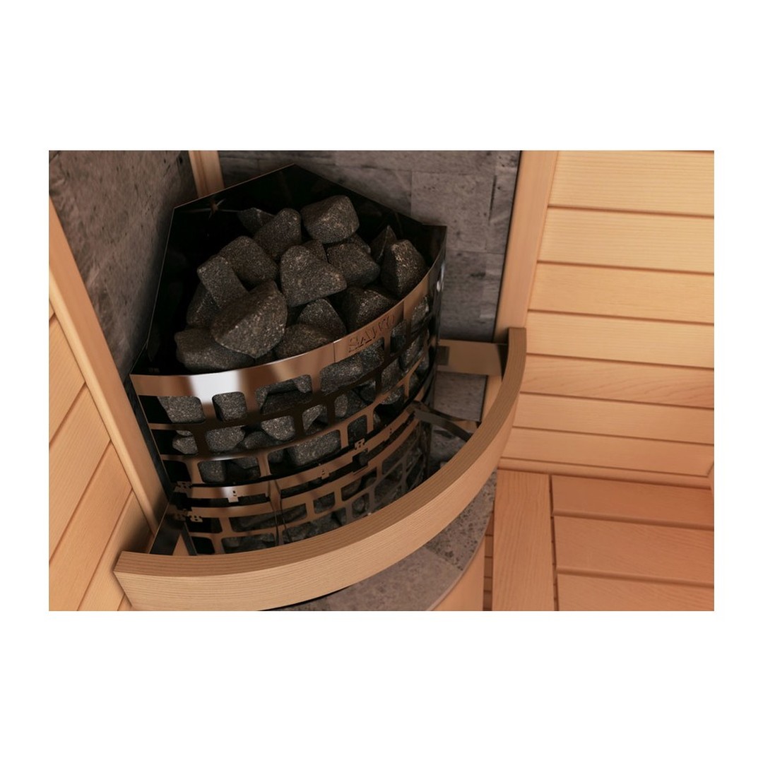 Saunová kamna ARIES 7, 5 kW - rohová (včetně integrovaného ovladače) 2