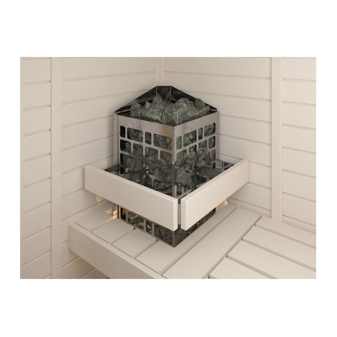 Ochranný rám na saunová kamna CUBOS - rohová (Aspen) 2