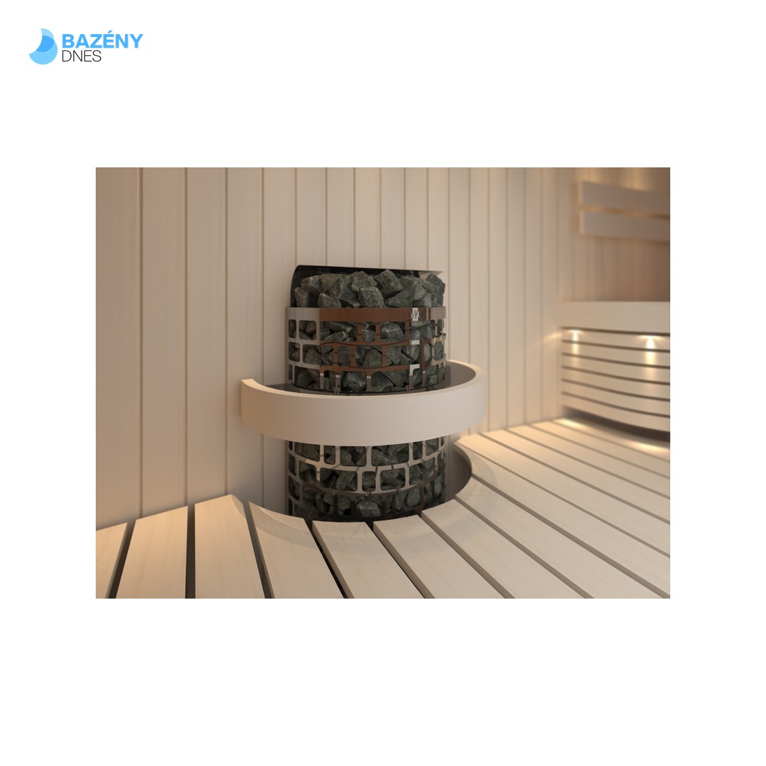 Ochranný rám na saunová kamna ARIES - nástěnná (Aspen) 2
