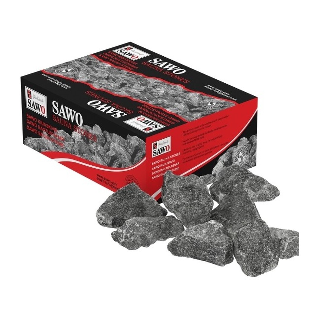 Saunové kameny Olivine Diabase 20kg; průměr 5 - 10cm