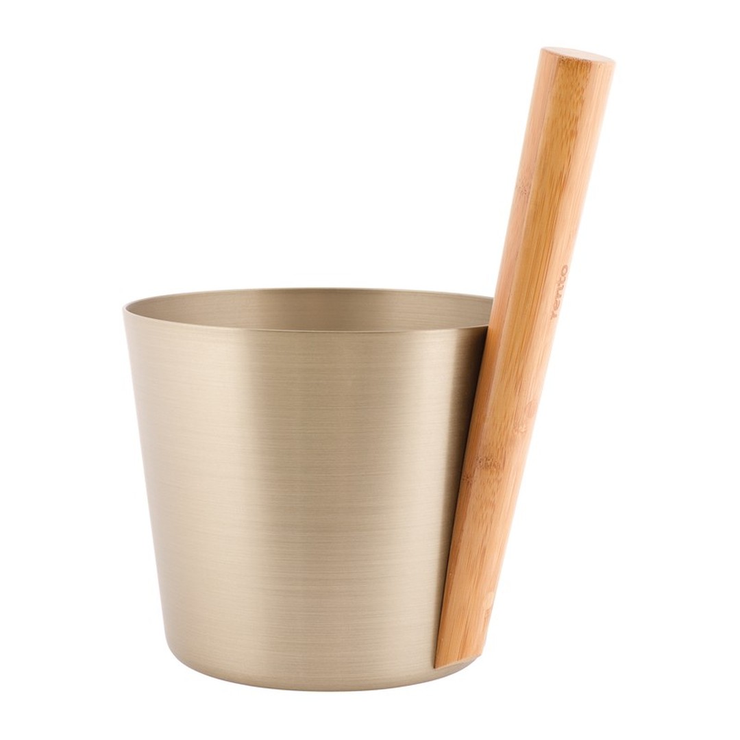 RENTO Saunový kbelík AL 5 l, šampáň