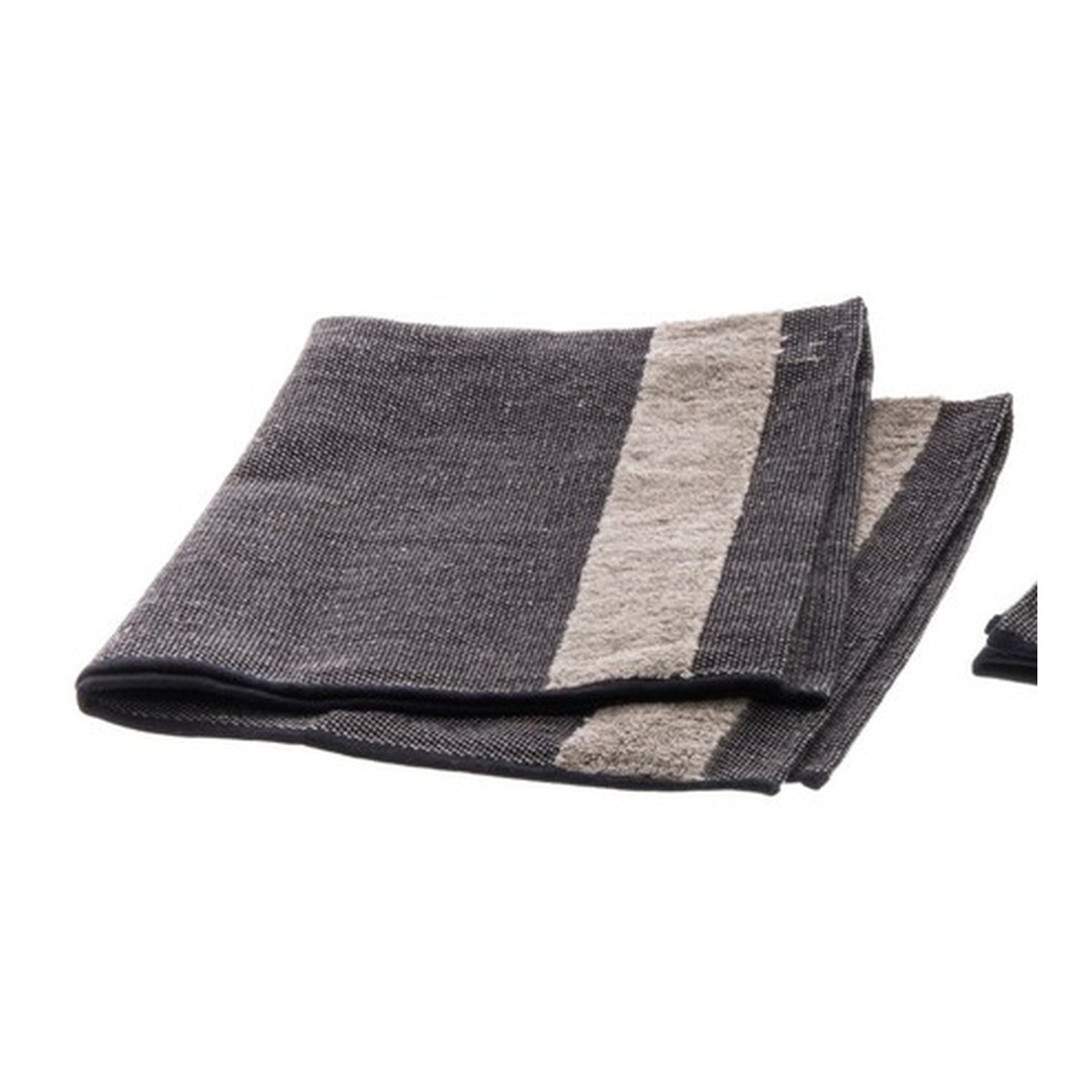 RENTO Saunová podložka 60x50cm (černá/len)