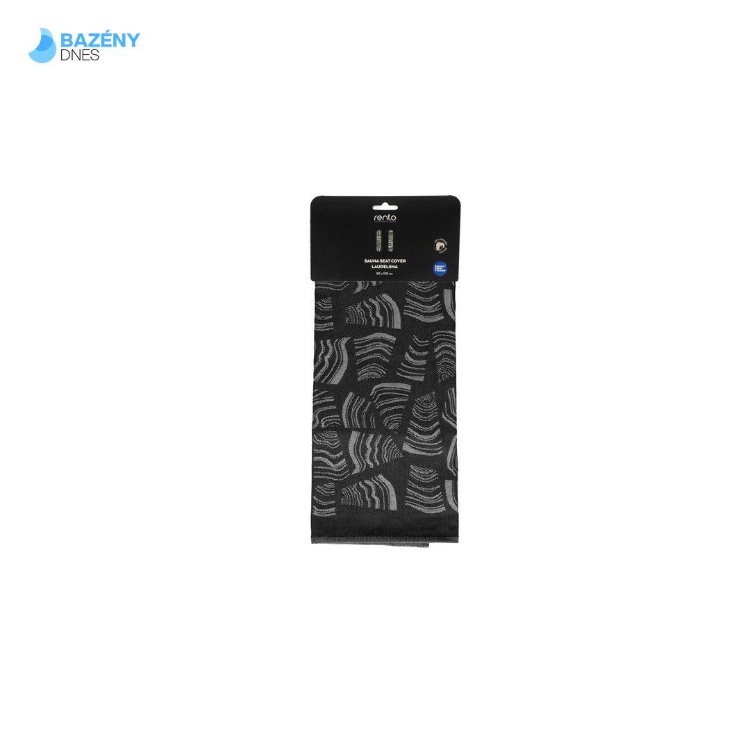 RENTO Saunová podložka PINO 50x150 cm - černá 2