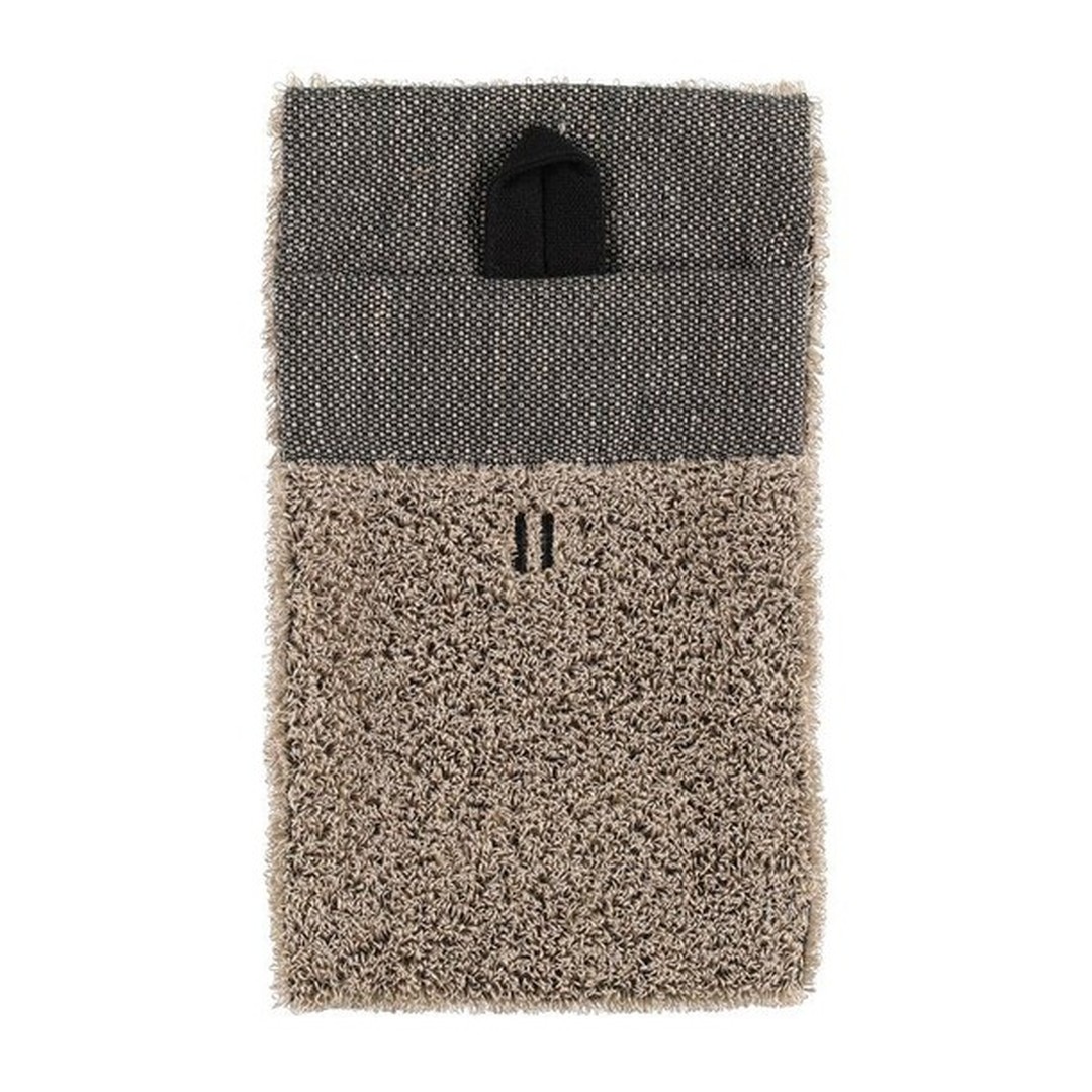 RENTO Masážní žínka 14x24cm (len) - černá