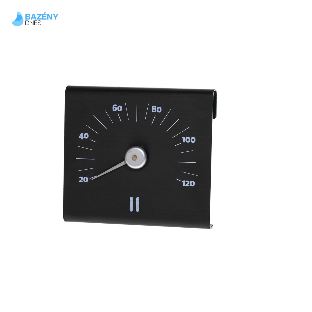 RENTO Teploměr do sauny AL - tmavě hnědý