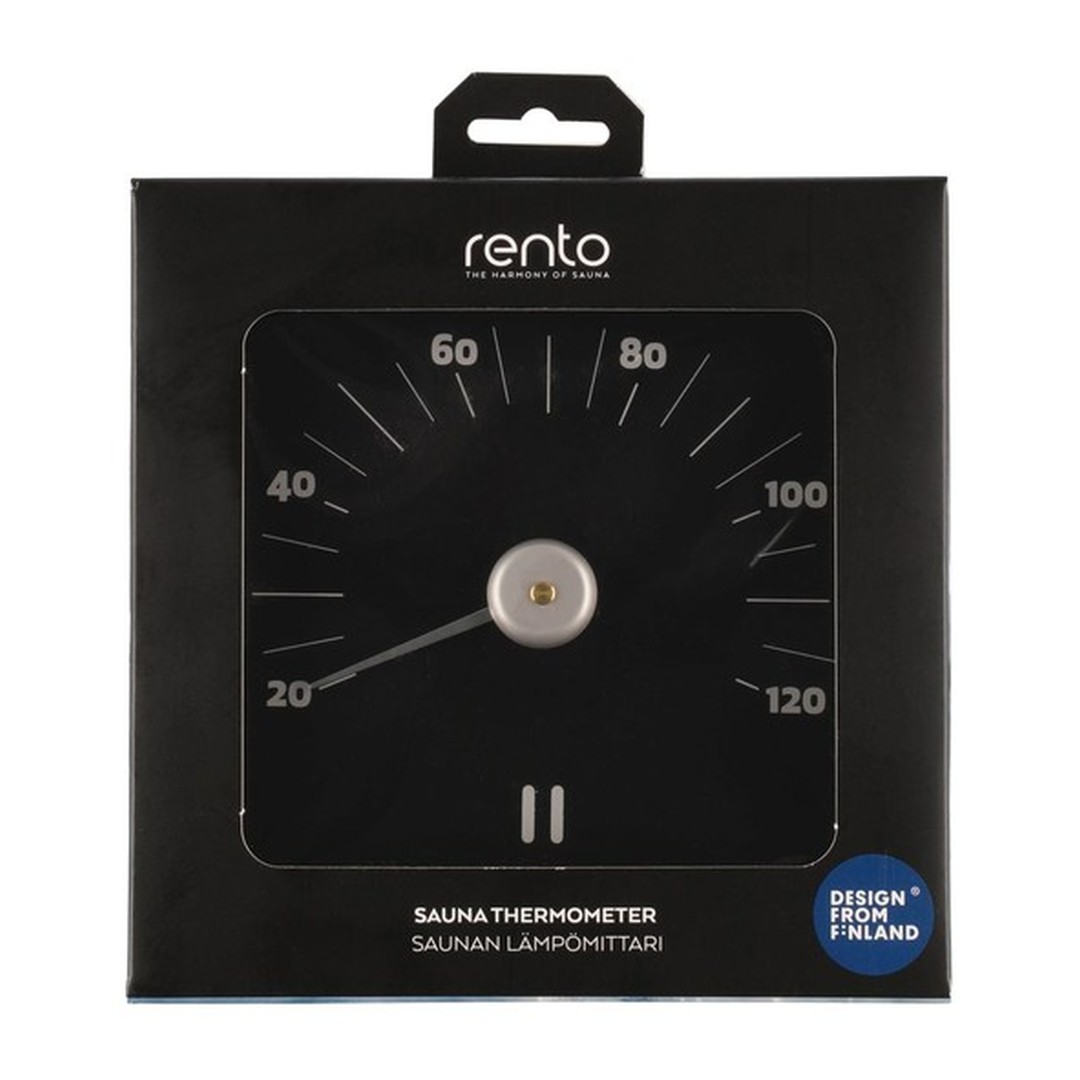 RENTO Teploměr do sauny AL - tmavě hnědý 2