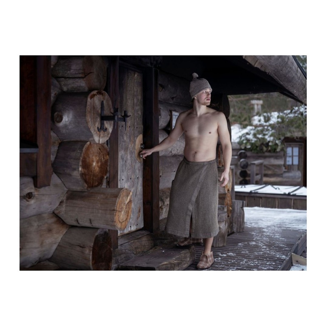 RENTO Saunovací čepice (froté/len) 2