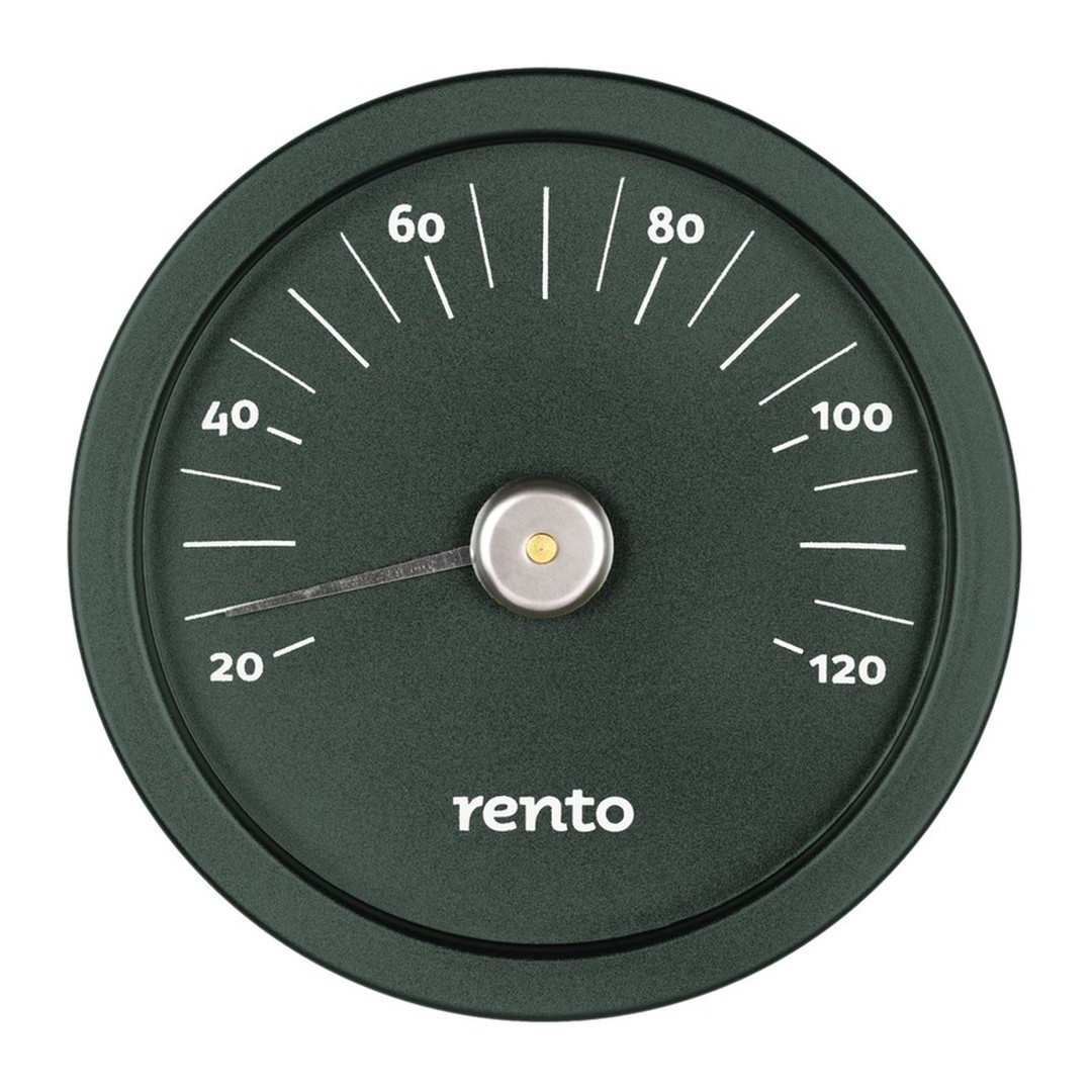 RENTO Teploměr do sauny kulatý - JUNIPER (tm.zelený)